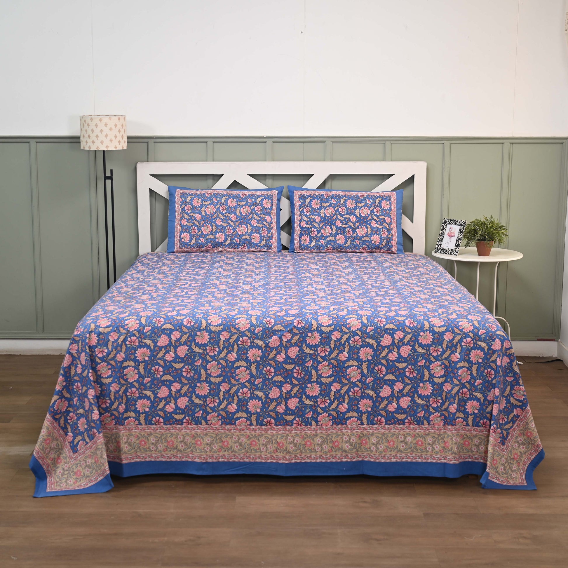 Mughal Utsav Pure Cotton King Size Bedsheet