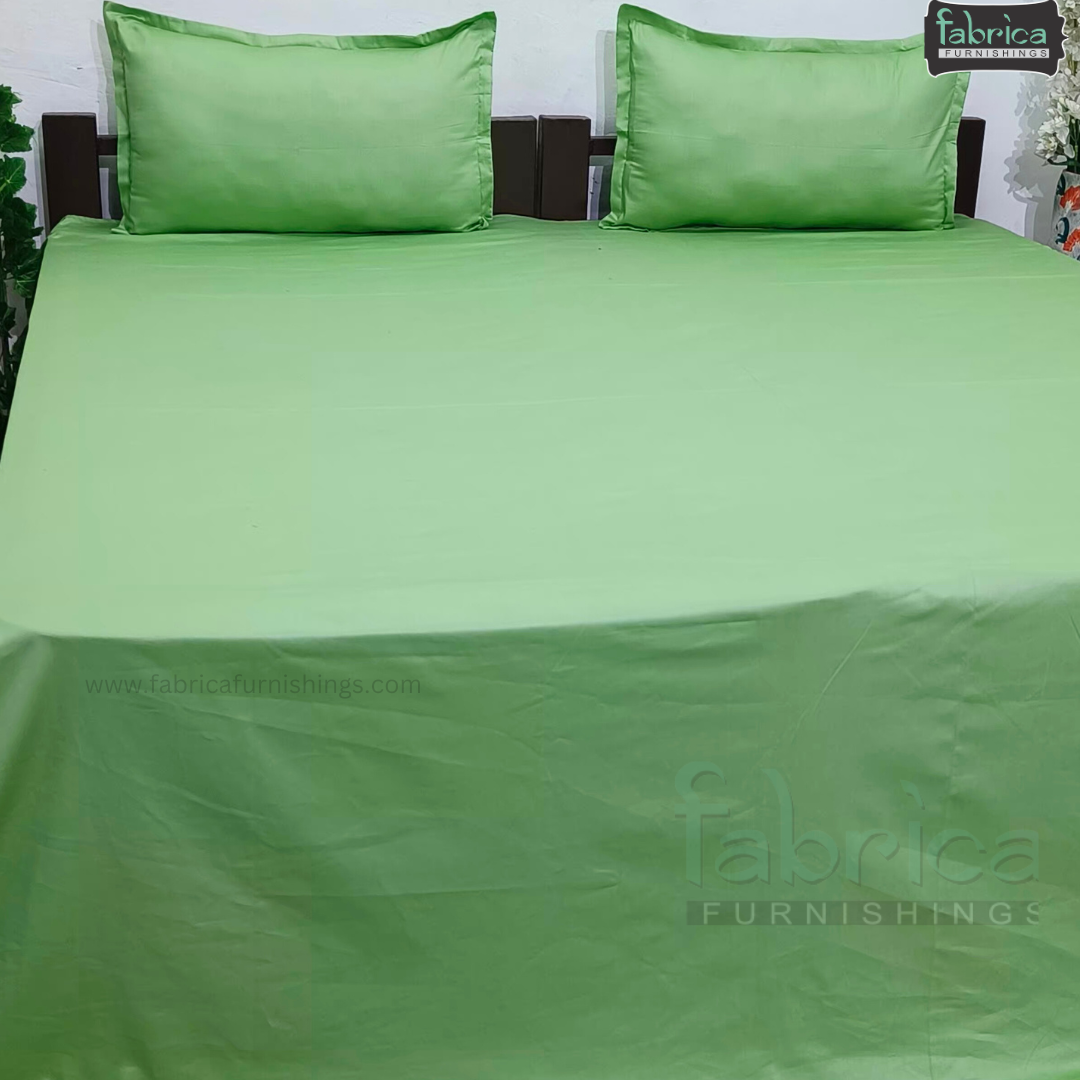 Solid Color Pure Cotton King Size Premium Bedsheet