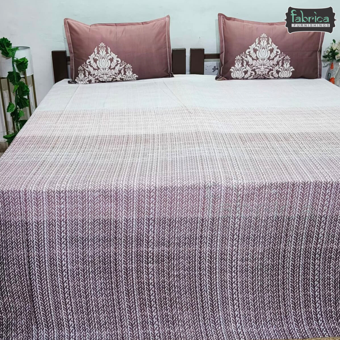 Urban Dots Pure Cotton King Size Printed Bedsheet