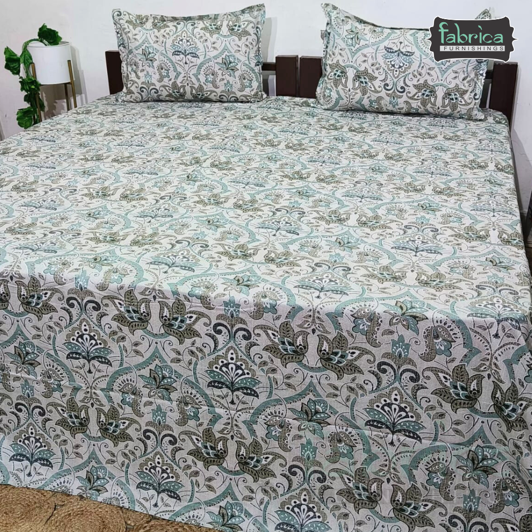 Glory Pure Cotton Premium King Size Bedsheet