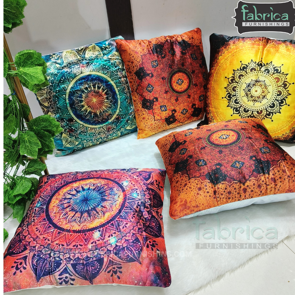 Anita's Royal Digital Cushion Covers (SET OF 5).