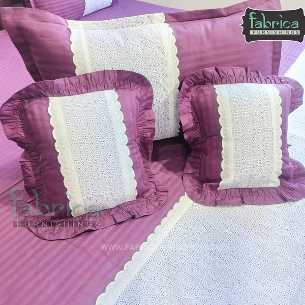 Dahila Lacework King Size Pure Cotton Bedsheet