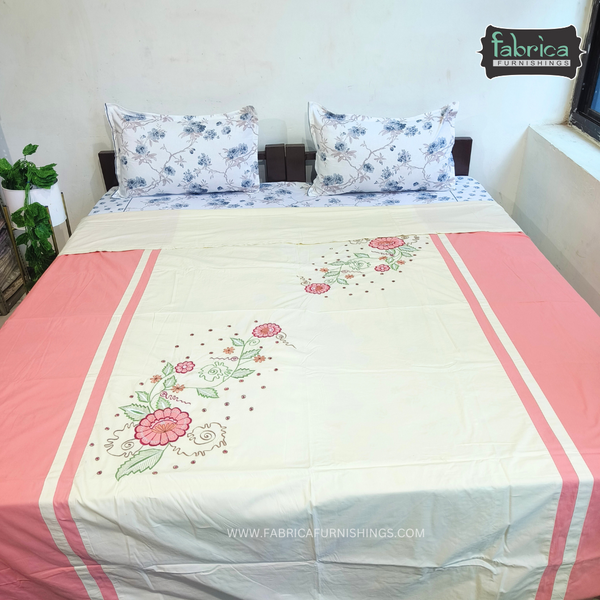 Pure Cotton Soothing Double Embroidery Duvet Cover