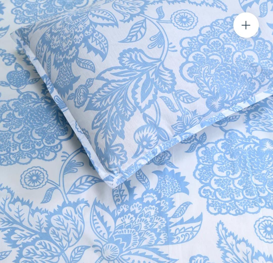 Majestic printed pure cotton king size bedsheet set
