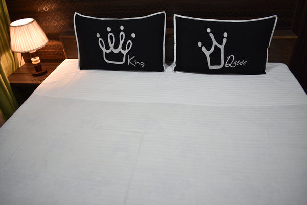 King and Queen Love only Pillow Cover Pair 