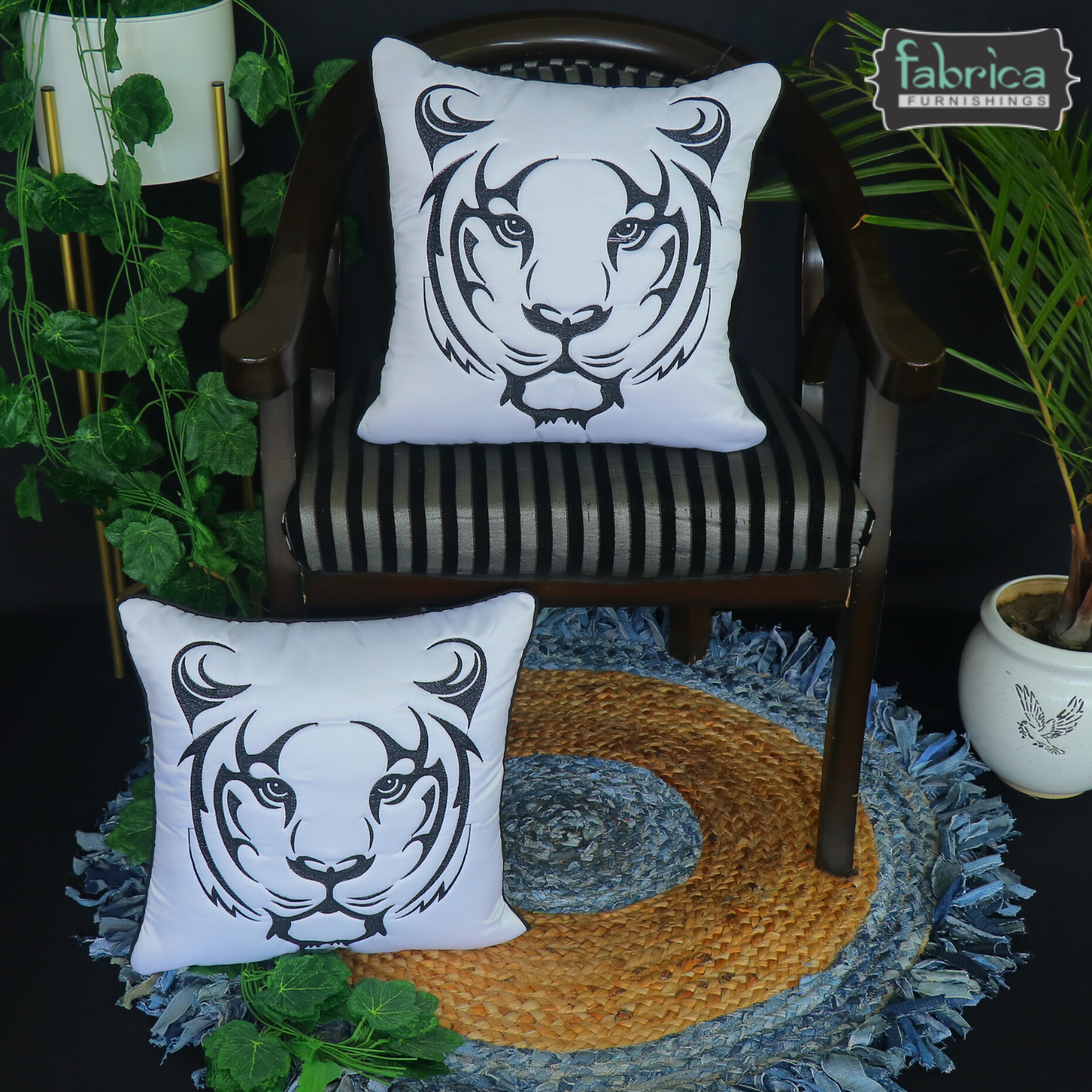 Anita's Royal  Cushion Covers (Set of 2).