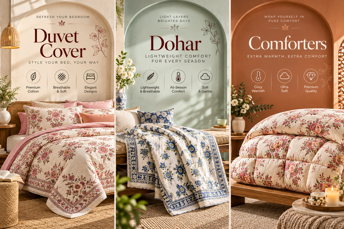 AC Comforters/ Duvet Covers / Dohars | Fabrica  Furninshings
