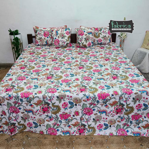 King Size Double Bedsheet Collection | 100 % Pure Cotton