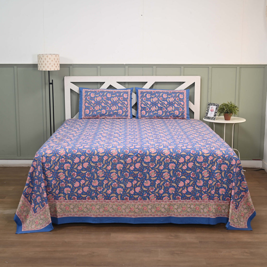 Mughal Utsav Pure Cotton King Size Bedsheet