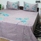 Fab Decor Pure Cotton Digital Print Super Kingsize Bedsheet (400TC)