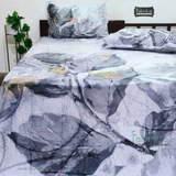 Fab Decor Pure Cotton Digital Print Super Kingsize Bedsheet (400TC)