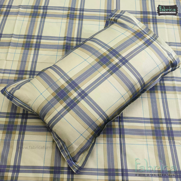 Hosta Pure Cotton Single Bed Sheet