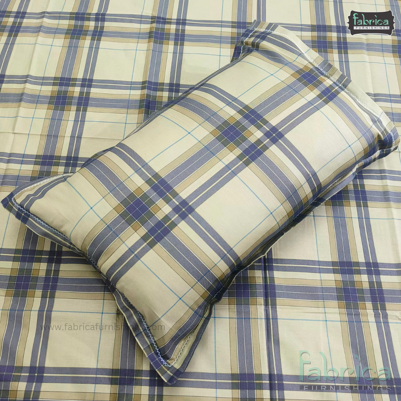 Hosta Pure Cotton Single Bed Sheet