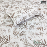 Petal Paradise Queen Size Pure Cotton Printed Bedsheet