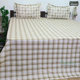 Petals Perra King Size Pure Cotton  Printed Bedsheet Set