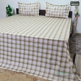 Petals Perra King Size Pure Cotton  Printed Bedsheet Set