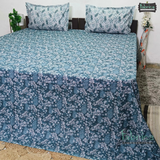 Petals Perra King Size Pure Cotton  Printed Bedsheet Set
