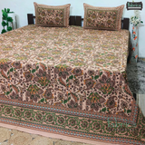 Rajwada Print King Size Pure Cotton King Size Bedsheet