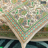 Rajwada Print King Size Pure Cotton King Size Bedsheet
