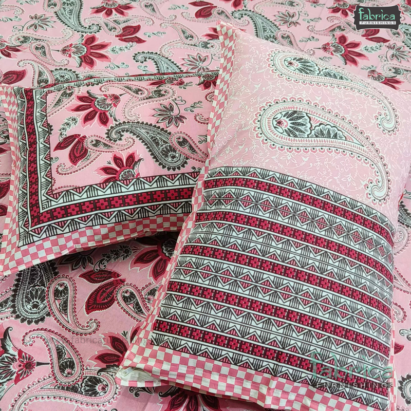 Rajwada Print King Size Pure Cotton King Size Bedsheet