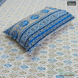 Rajwada Print King Size Pure Cotton King Size Bedsheet