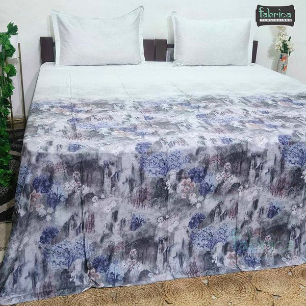 Stella Pure Cotton King Size Tie & Dye Bedsheet