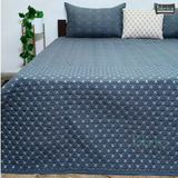 LUXURIOUS 4 PIECE QUILTED EMBROIDERED BEDCOVER