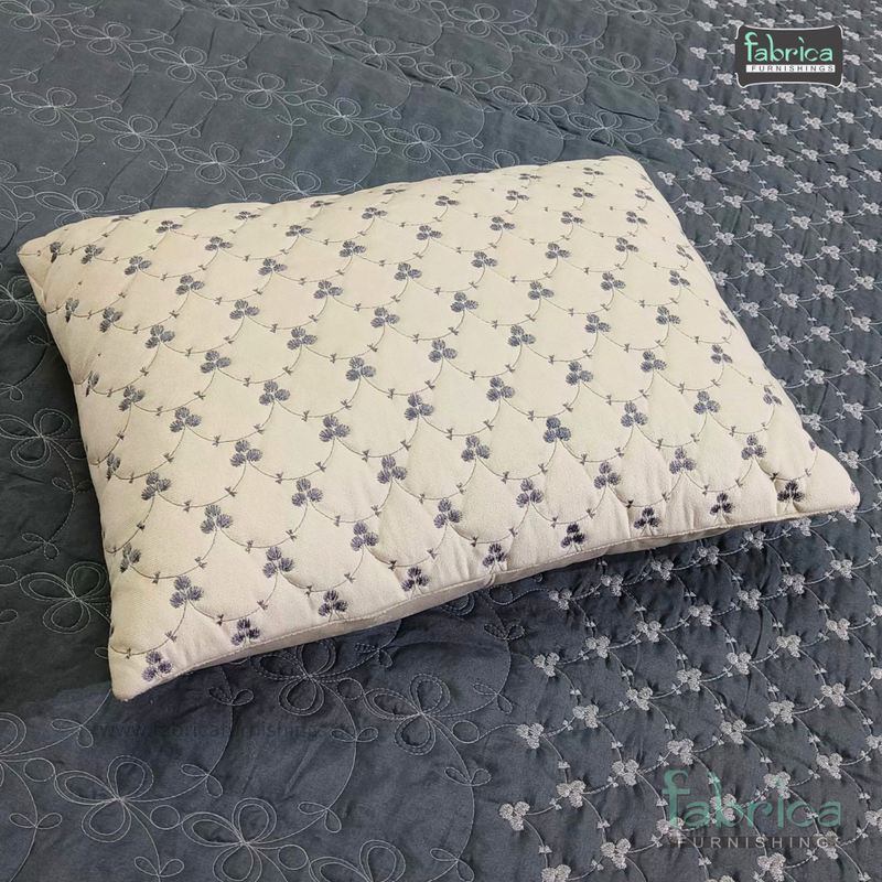 LUXURIOUS 4 PIECE QUILTED EMBROIDERED BEDCOVER