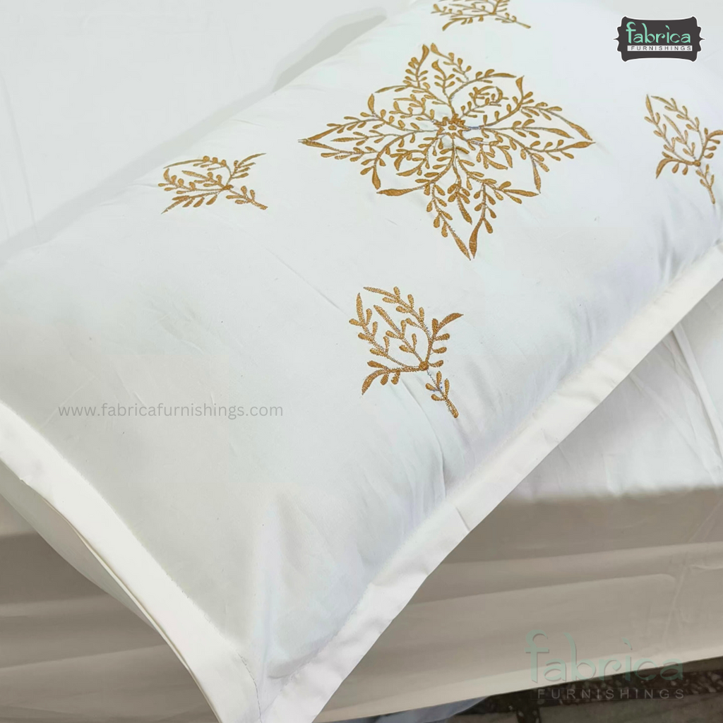 EMERALD DESIGNER PURE COTTON EMBRODERED BEDSHEET