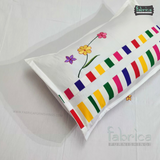 Fabby Home Designer Kingsize Embroider Bedsheet