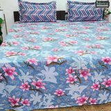 Omega print  Pure Cotton Double Bed Bedsheet