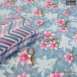 Omega print  Pure Cotton Double Bed Bedsheet