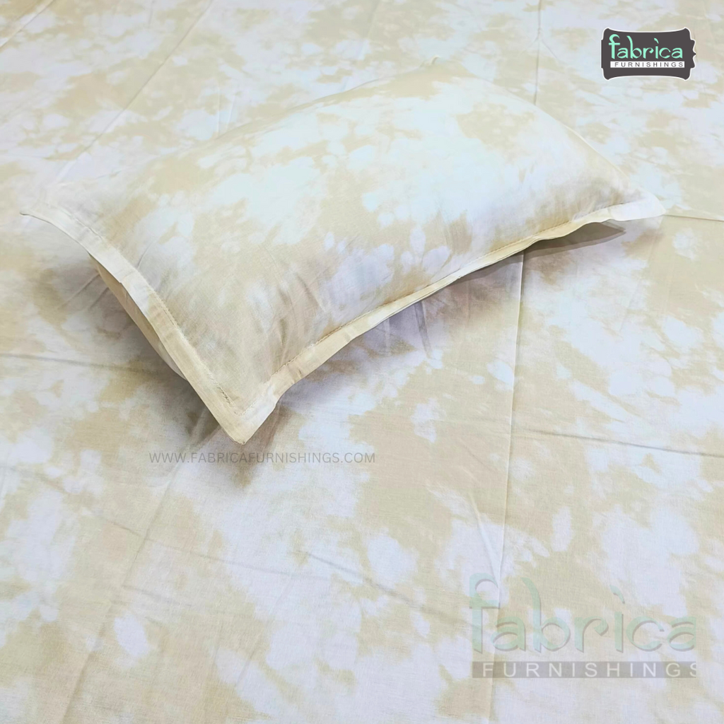 Fabby Decor Designer Kingsize Printed Pure Cotton Bedsheet