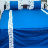 Fabby Decor Designer Mix & Match  Kingsize Printed Pure Cotton Bedsheet