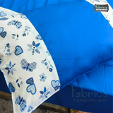 Fabby Decor Designer Mix & Match  Kingsize Printed Pure Cotton Bedsheet
