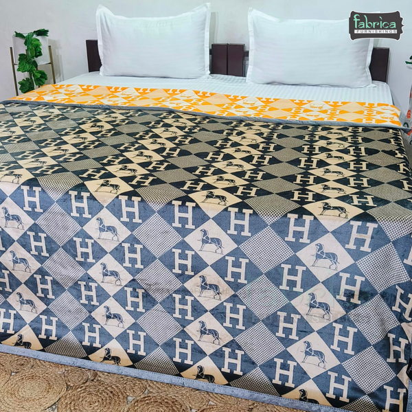 Emporio Double bed Reversible Warm Blanket