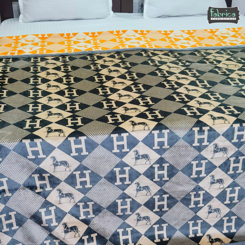 Emporio Double bed Reversible Warm Blanket