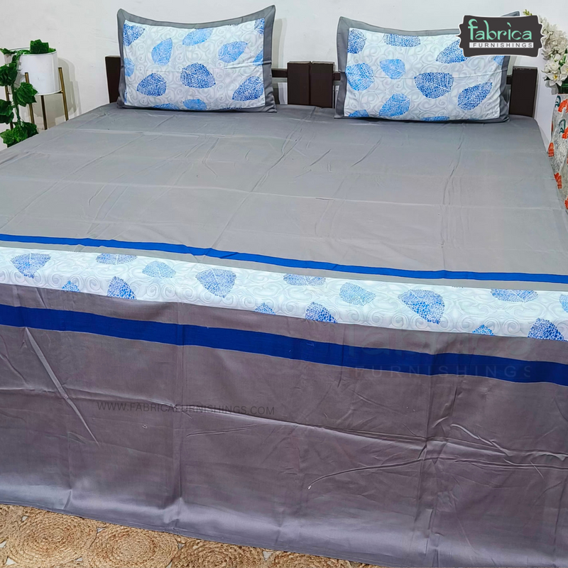 Fabby printed Mix & Match  pure cotton king size bedsheet