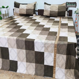 procian premium pure cotton printed king size bedsheet