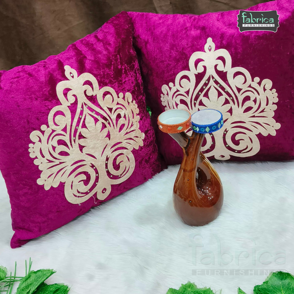 Anita's Royal Velvet  Cushion Covers (Set of 2).