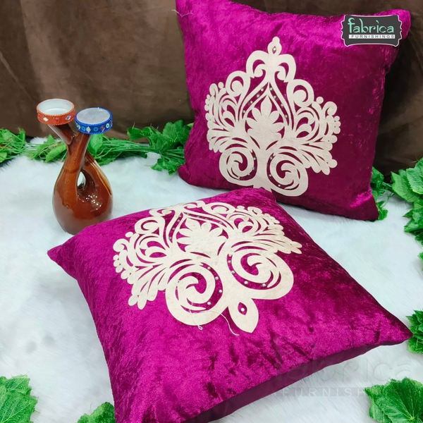 Anita's Royal Velvet  Cushion Covers (Set of 2).