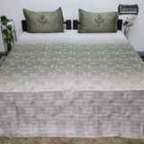 Urban Dots Pure Cotton King Size Printed Bedsheet