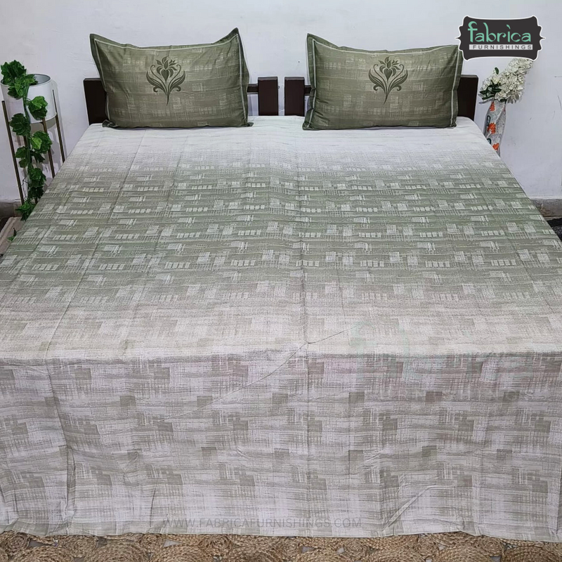 Urban Dots Pure Cotton King Size Printed Bedsheet