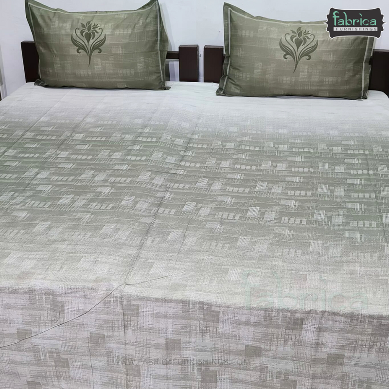 Urban Dots Pure Cotton King Size Printed Bedsheet