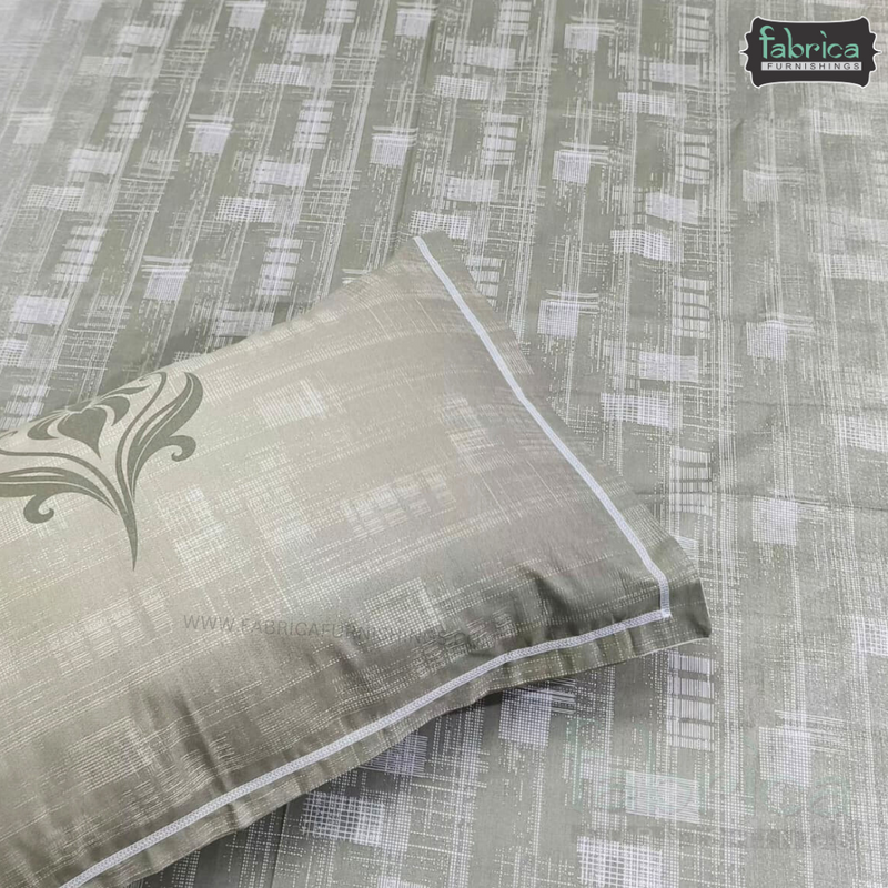 Urban Dots Pure Cotton King Size Printed Bedsheet