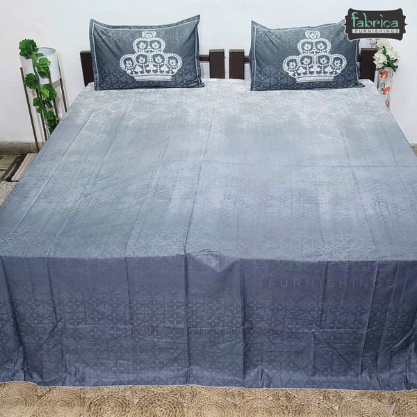 Urban Dots Pure Cotton King Size Printed Bedsheet