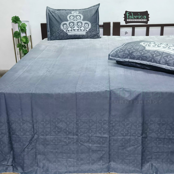 Urban Dots Pure Cotton King Size Printed Bedsheet
