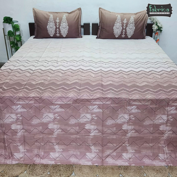 Urban Dots Pure Cotton King Size Printed Bedsheet