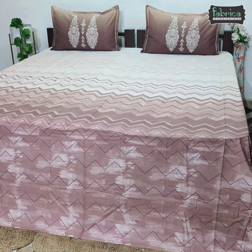 Urban Dots Pure Cotton King Size Printed Bedsheet