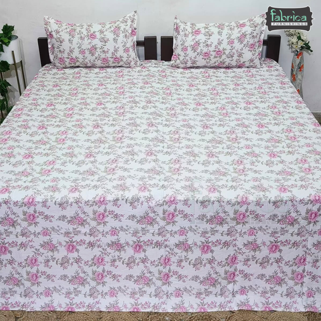 Glory Pure Cotton Premium King Size Bedsheet